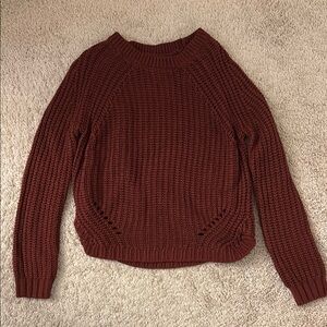 SO Red Knitted Sweater